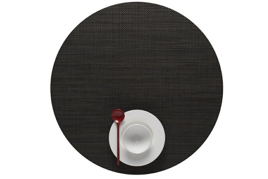 チルウィッチのランチョンマット ミニバスケットウィーブ 丸形 ラウンド型