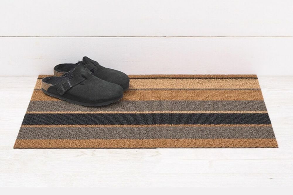 チルウィッチの玄関マット ボルトストライプ