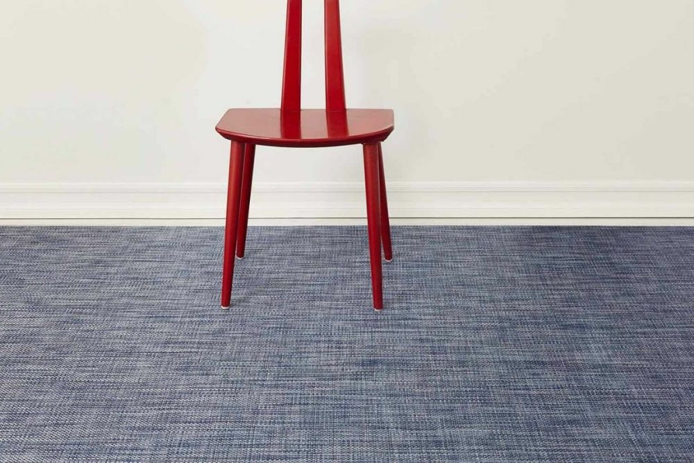 チルウィッチの玄関マット バスケットウィーブ デニム