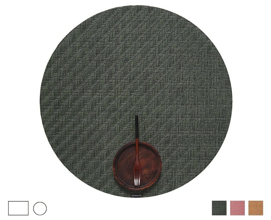 チルウィッチ(chilewich)のフォックステイル(Foxtail)丸型(円形)ランチョンマット