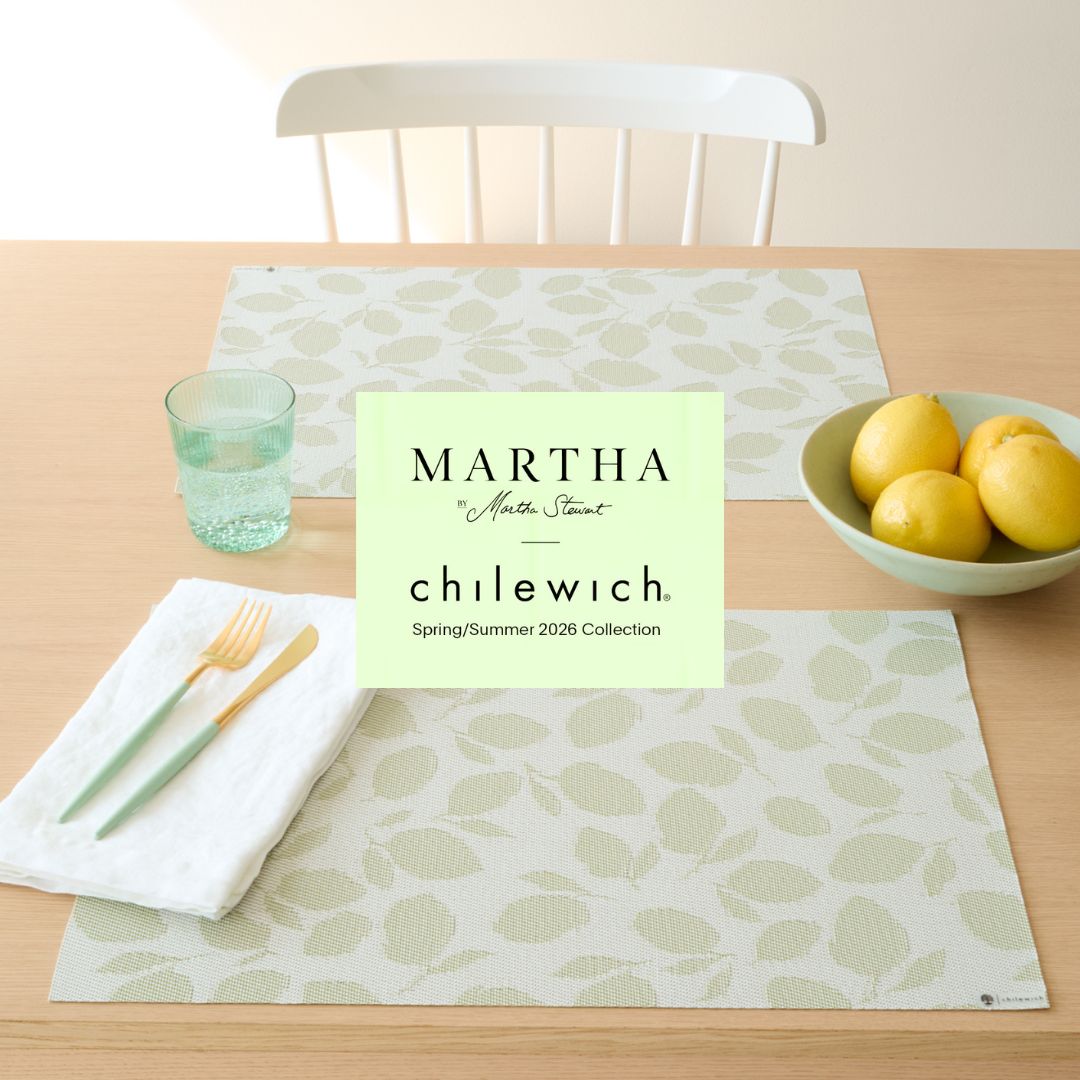 チルウィッチ、chilewich、ランチョンマット、マーサスチュワート、レモンリーブス