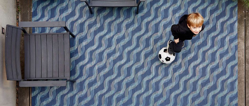 チルウィッチ・ラグマットのツイスト柄