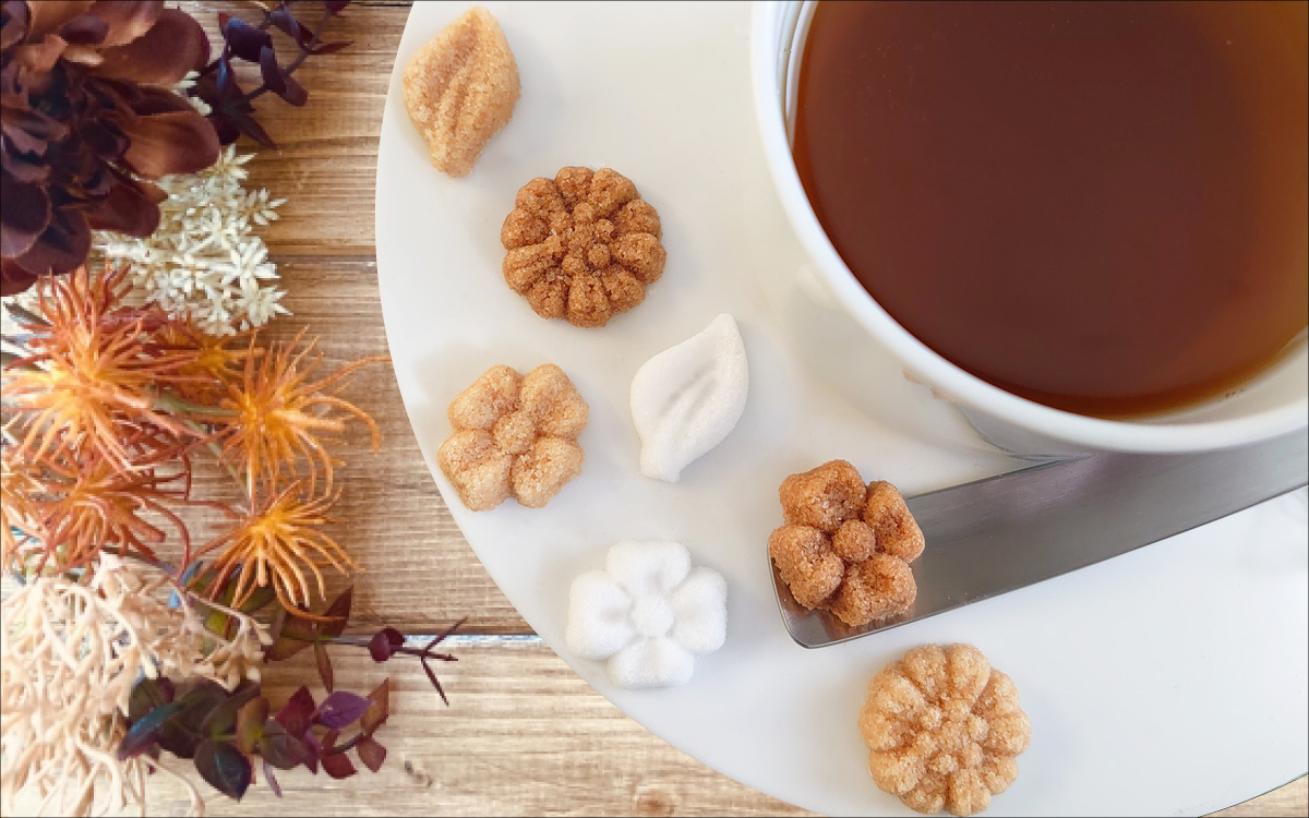 カナスックのデザインシュガー「ブーケ」，無添加の砂糖