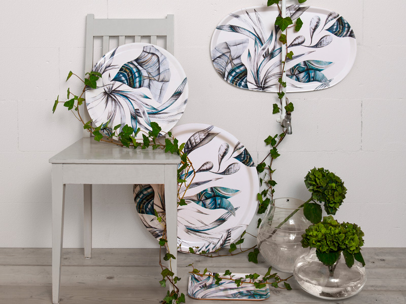 Sofie Borstingのボタニカル柄トレー