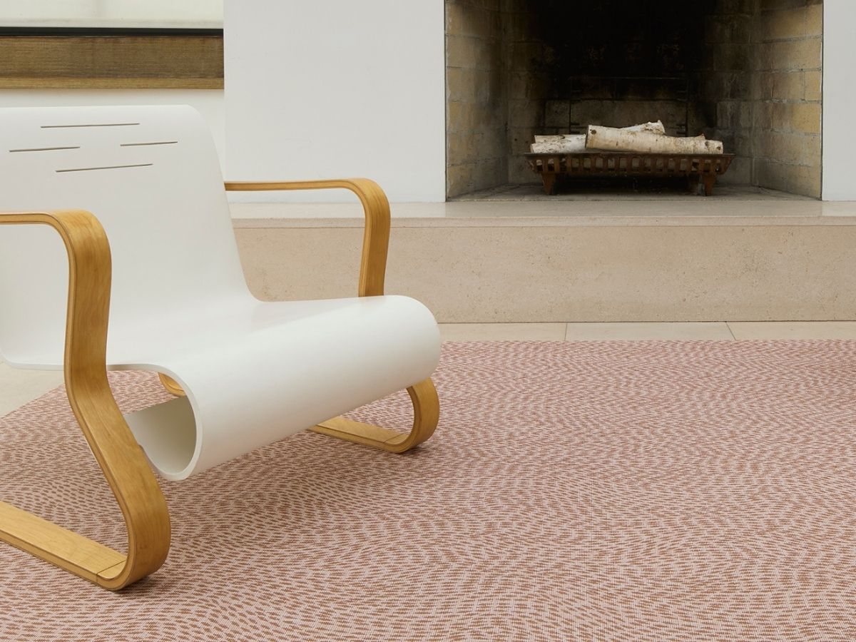 チルウィッチ ラグ フラッター ピンク レッド ローズウッド