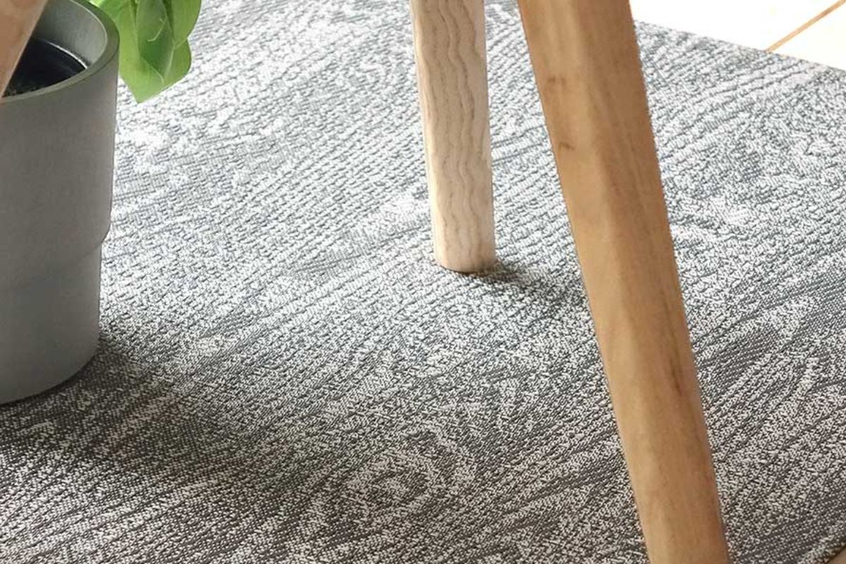 チルウィッチ ラグ ウッドグレイン グレー スレート