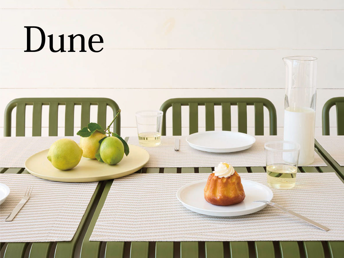 チルウィッチ 2025年春の新作 デューン柄　キャンバス色 ランチョンマット