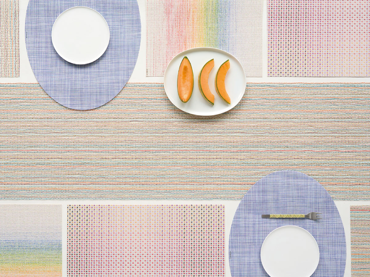 チルウィッチ 2025年春の新作 ラティス柄　ソルベ色 ランチョンマット