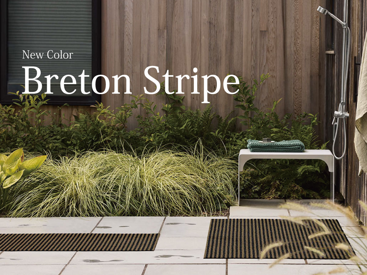 チルウィッチ 2025年春の新作 ブレトンストライプ柄　シャグマット