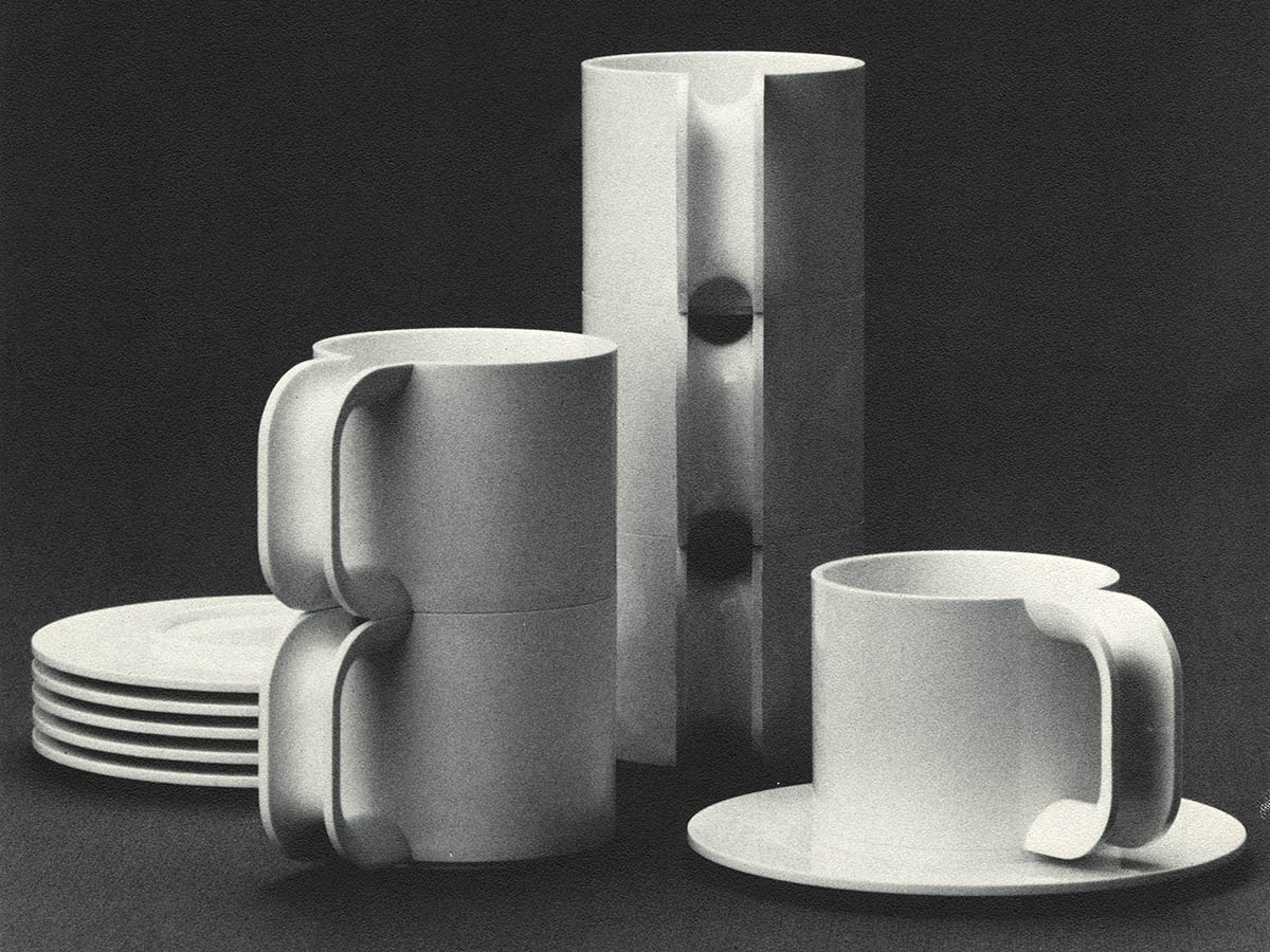heller　ヘラー　 マグカップ　カップ＆ソーサー　プラスチック　食器　1971年デザイン