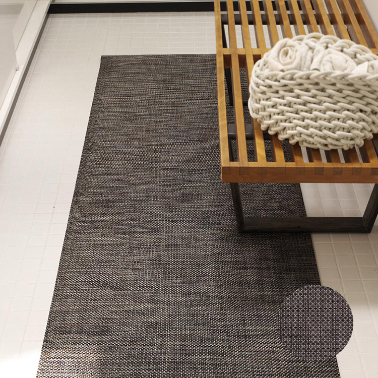 チルウィッチのフロアマット　定番の平織りのアース色