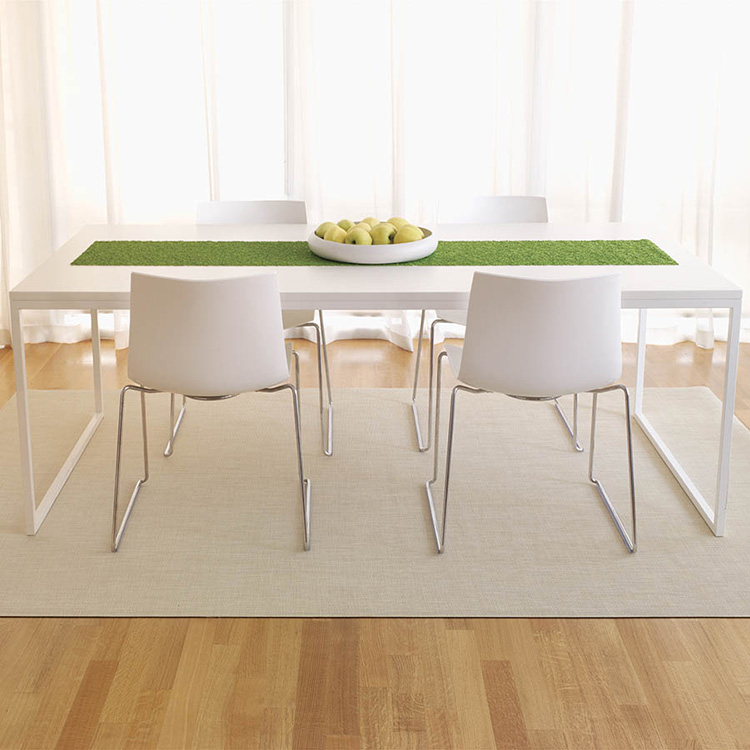 チルウィッチのフロアマット　定番の平織りのナチュラル色