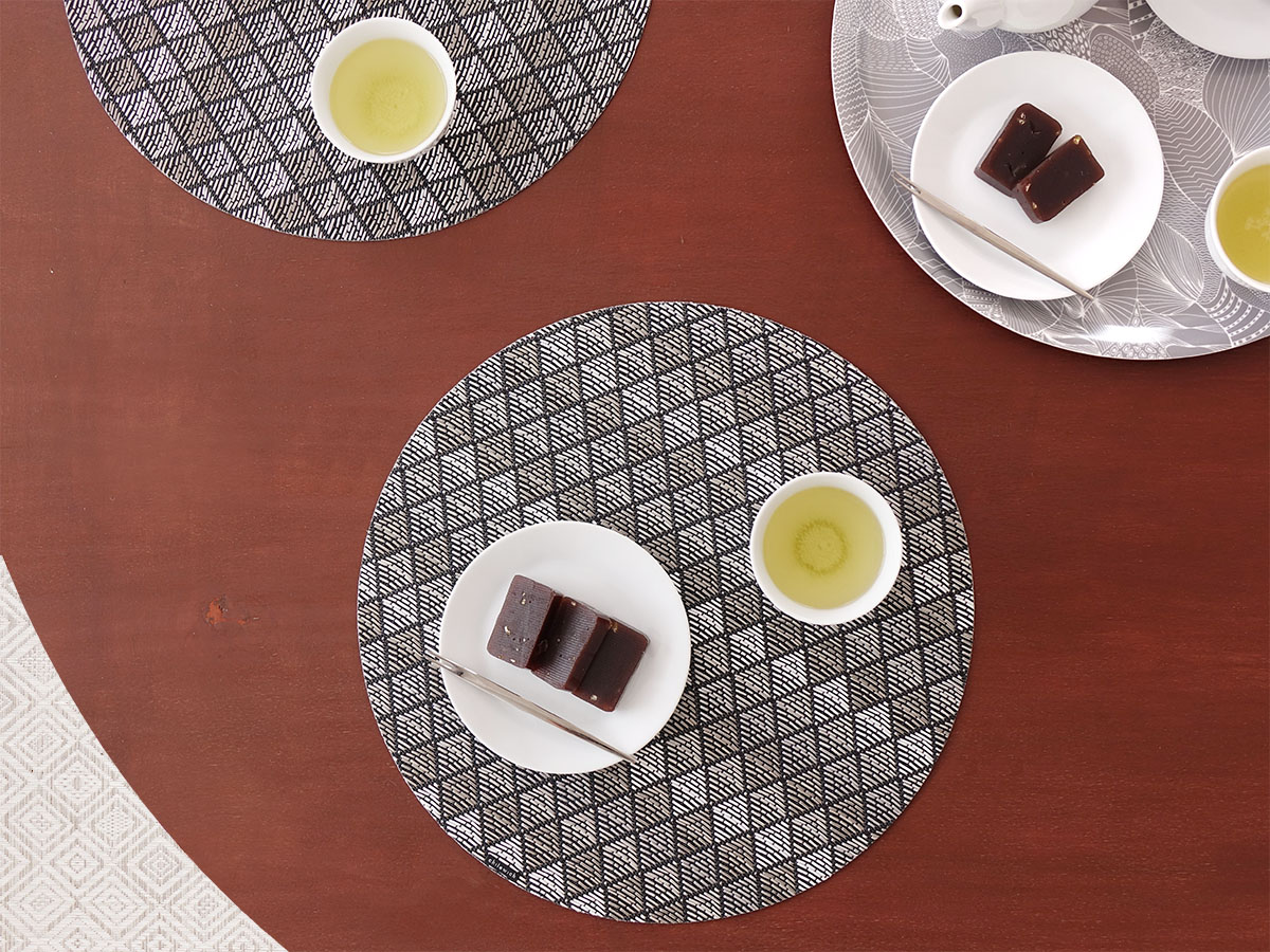 トライバル　民族柄　円形ランチョンマット　チルウィッチ