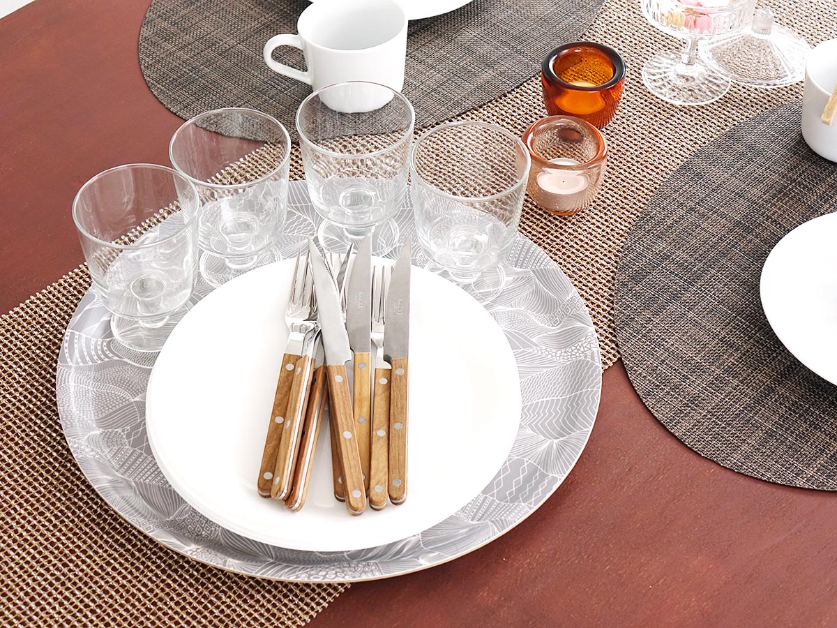 スウェーデンのトレイ　直径38cm 配膳