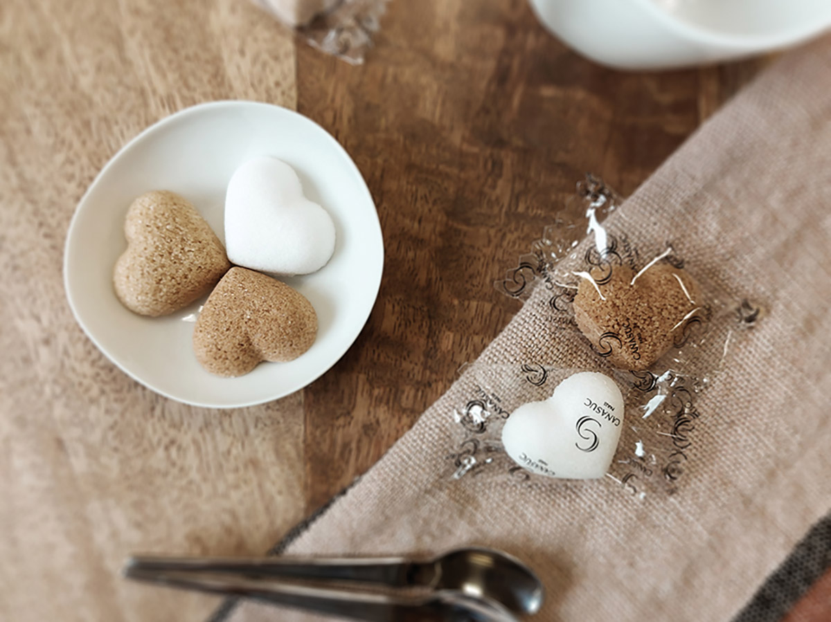 ハート型のおしゃれな砂糖