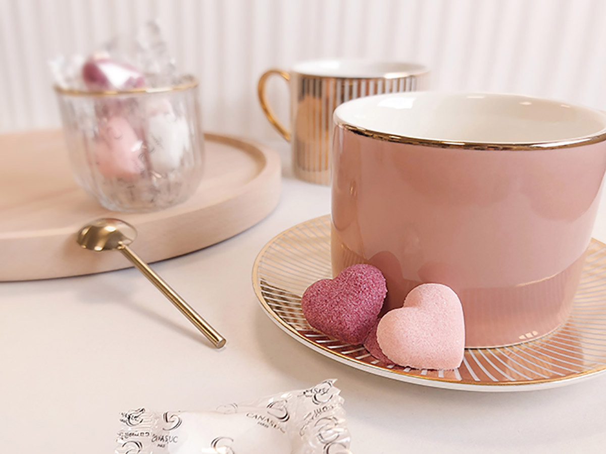 ハート型のおしゃれな砂糖