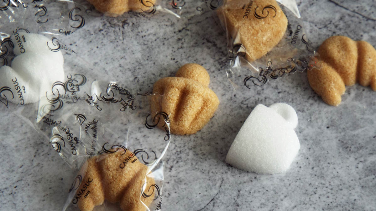 クロワッサンを模った 角砂糖 おしゃれ 個包装