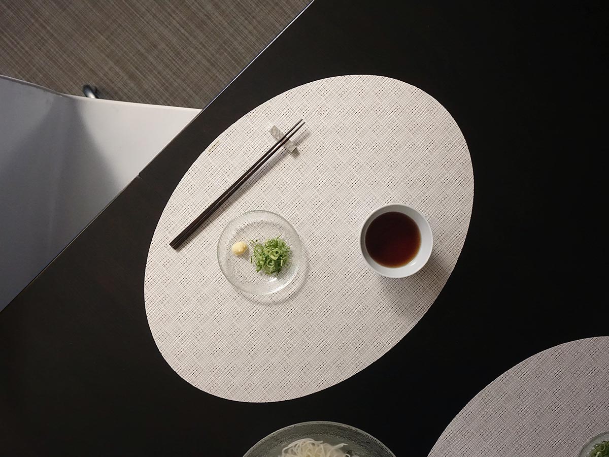 チルウィッチ ランチョンマット　ベイウェーブ　白　素麺　和食　エレガント