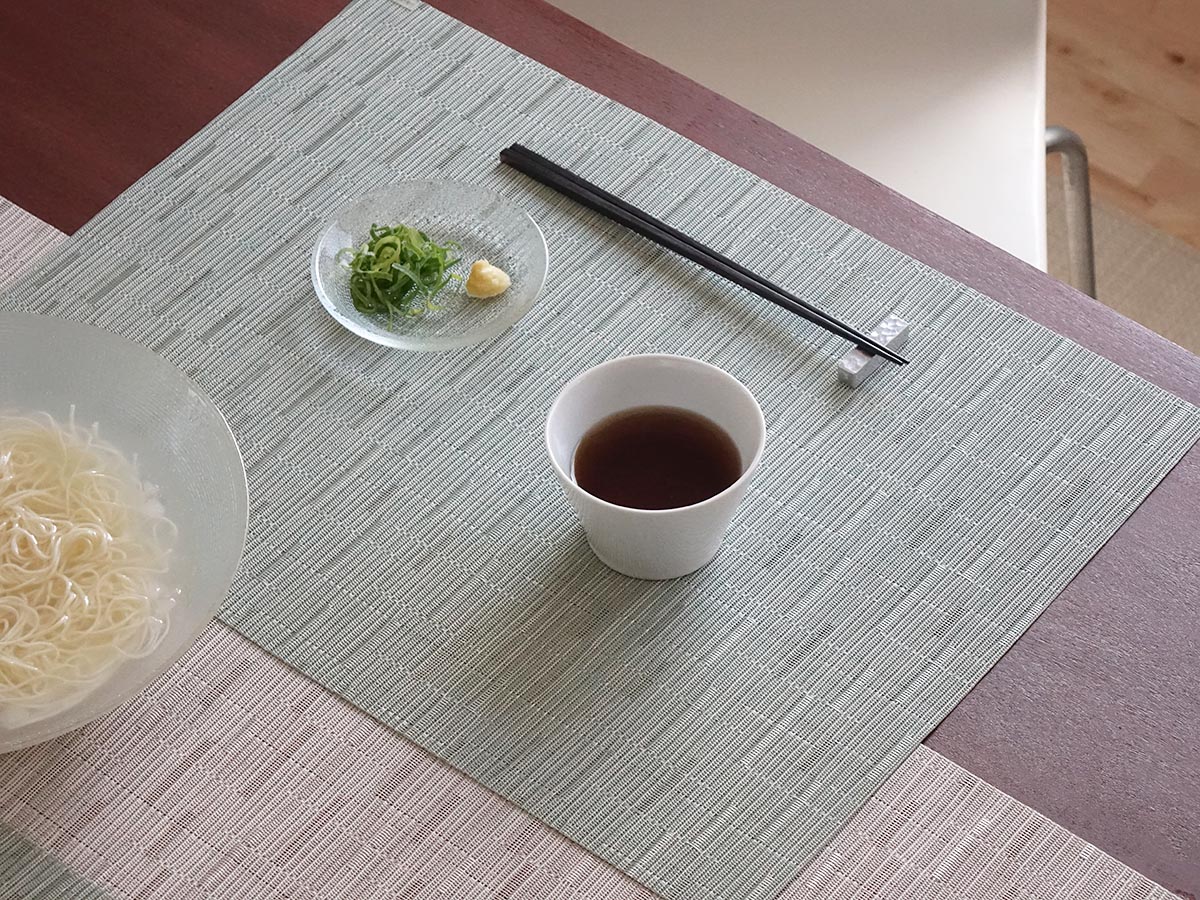 チルウィッチ ランチョンマット　バンブー　グリーン　素麺　和食