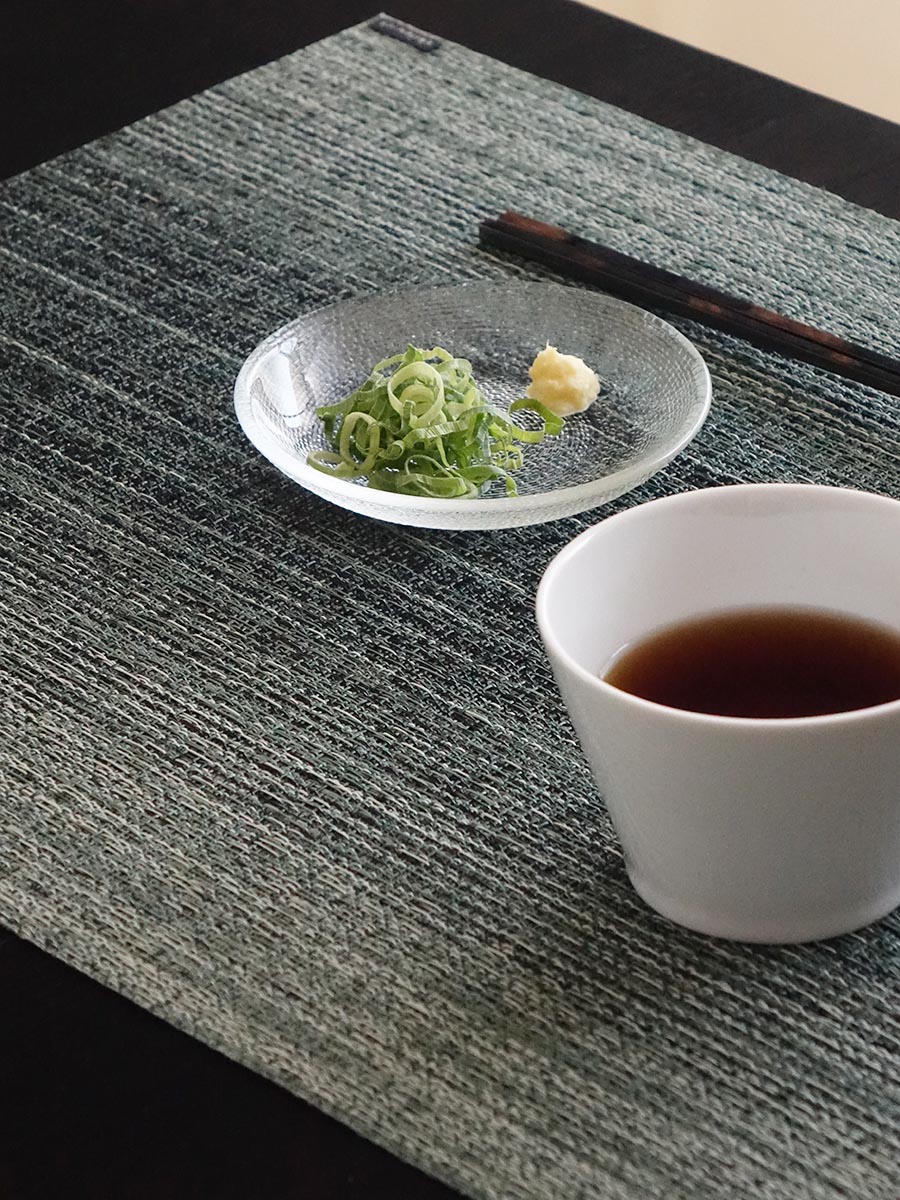 チルウィッチ ランチョンマット　オンブレ　グリーン　素麺　和食　モダン