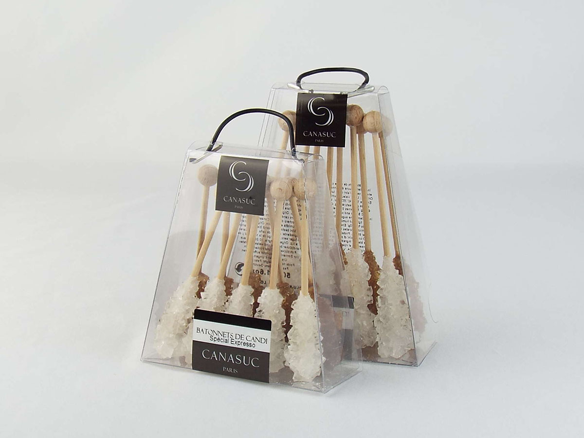 おしゃれなフランスのマドラー付きの氷砂糖