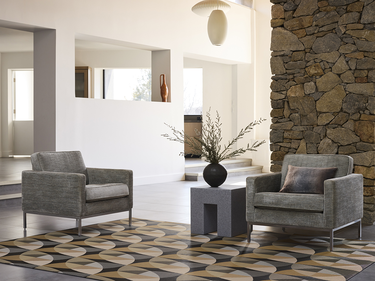 チルウィッチのフロアマット　キャノピー柄　2025年秋冬新作　ハニー色