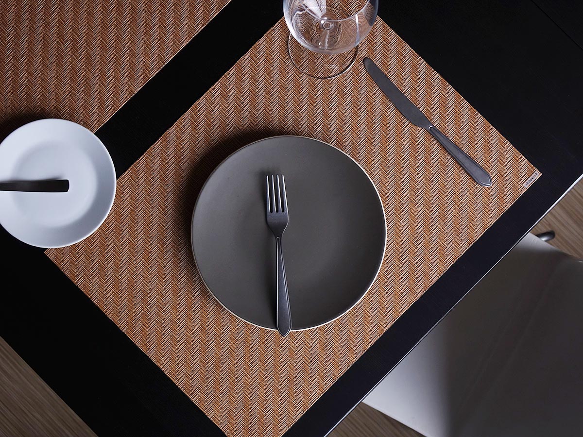 チルウィッチのランチョンマット　フォックステイル柄　2025年秋冬新作　ハニー色