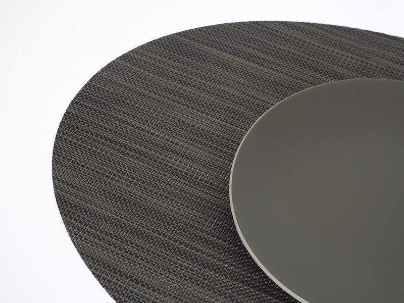 チルウィッチのランチョンマット　ミニバスケットウィーブ柄のライトグレイ色