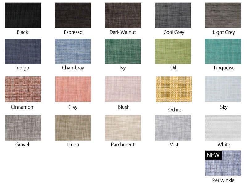 ミニバスケットウィーブのスカイ色