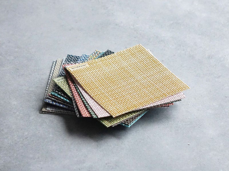 ミニバスケットウィーブのコースター