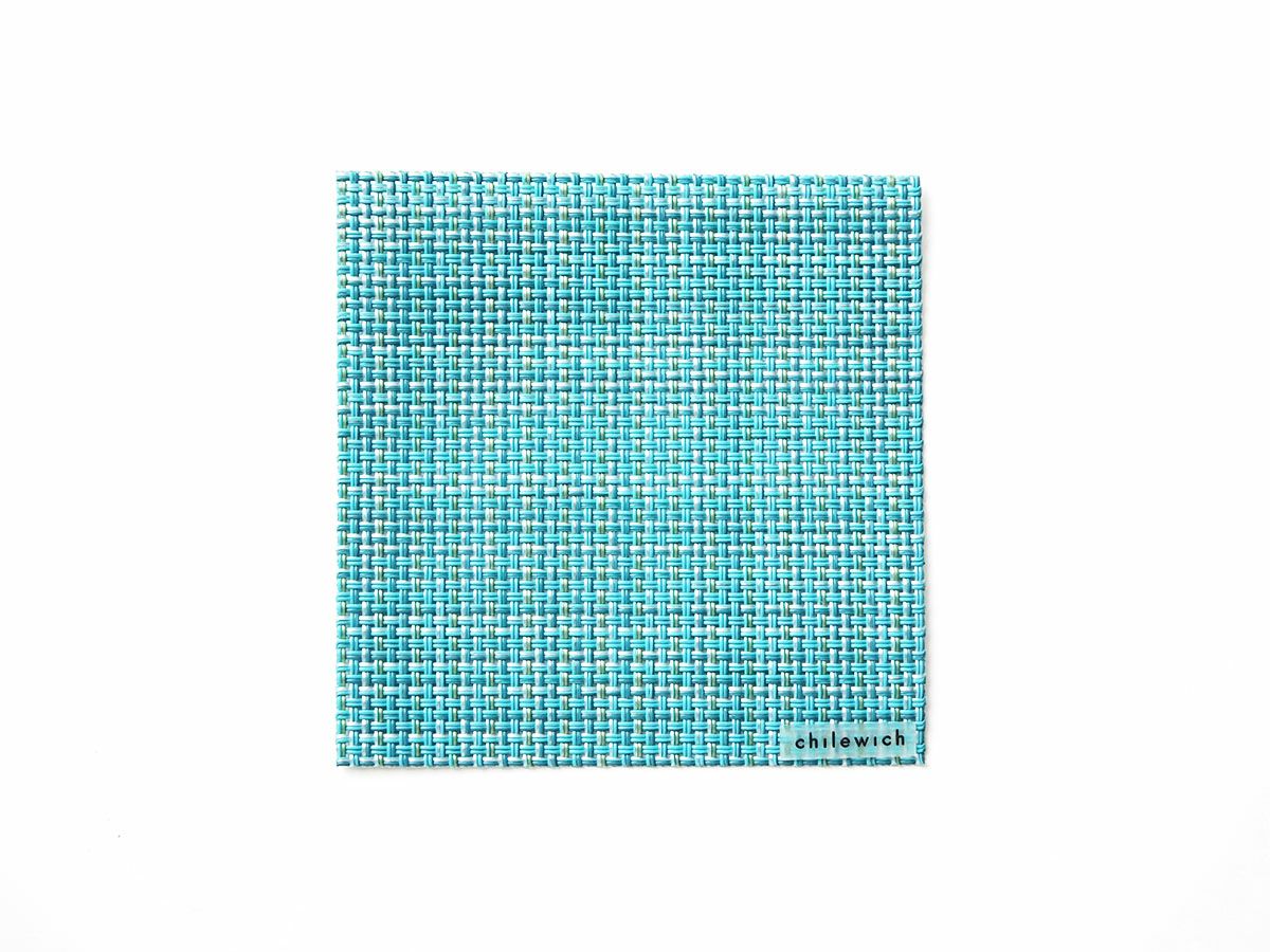 ミニバスケットウィーブのコースター・クールグレイ