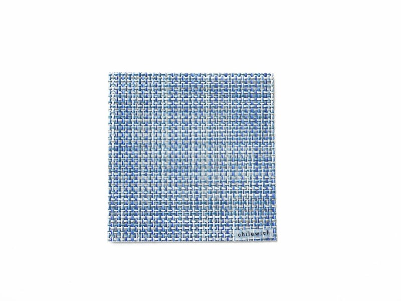 ミニバスケットウィーブのコースター・ダークウォルナット