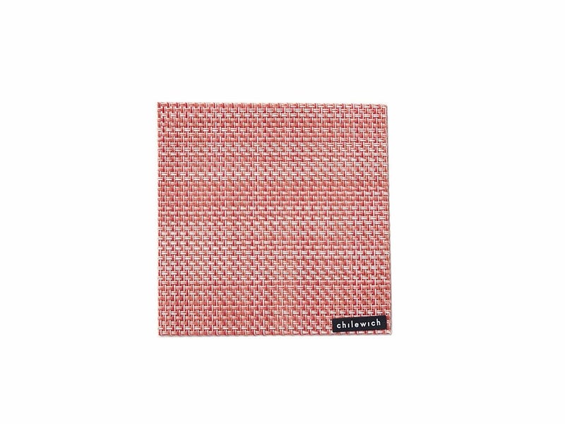 ミニバスケットウィーブのコースター・クレイ