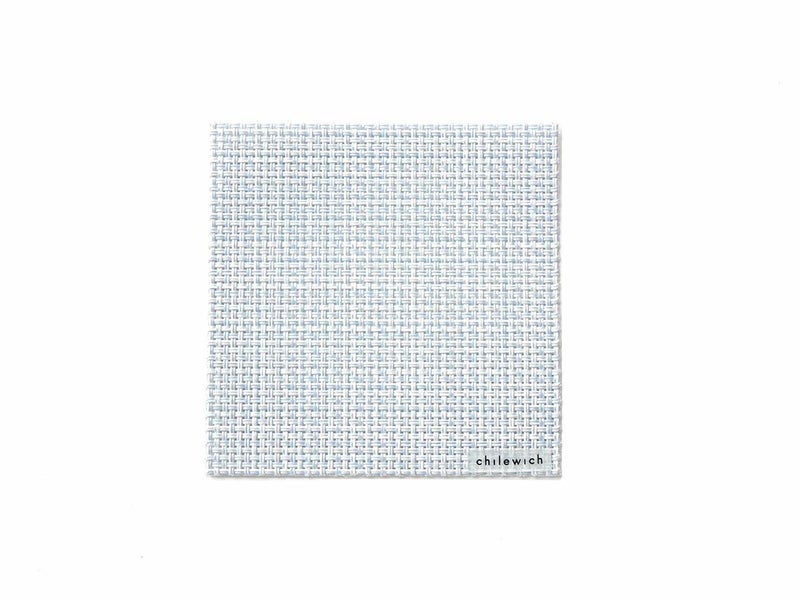 ミニバスケットウィーブのコースター・スカイ