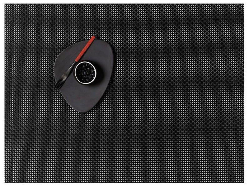 チルウィッチ・バスケットウィーブのブラック　ランチョンマット