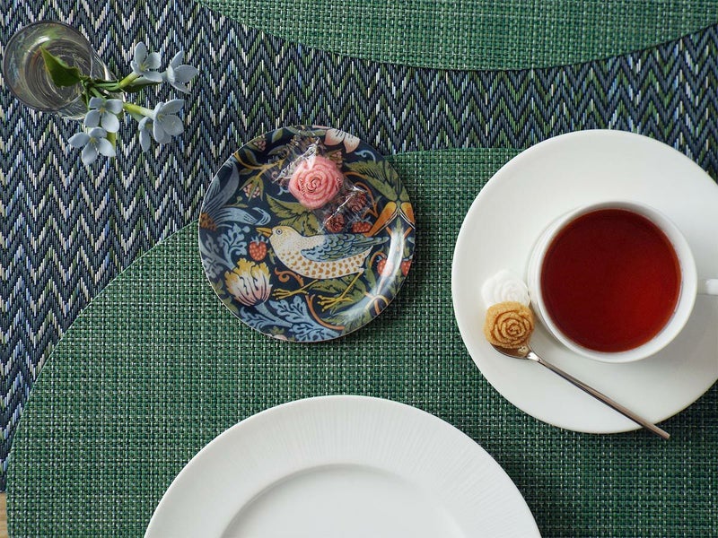 かわいい角砂糖　ローズの個包装のデザインシュガー