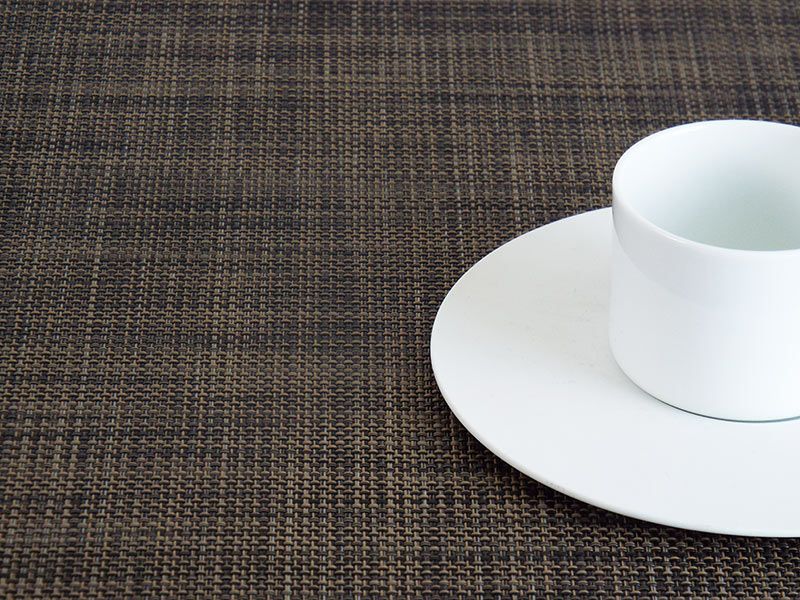 チルウィッチ テーブルランナー こげ茶 シンプルな平織り