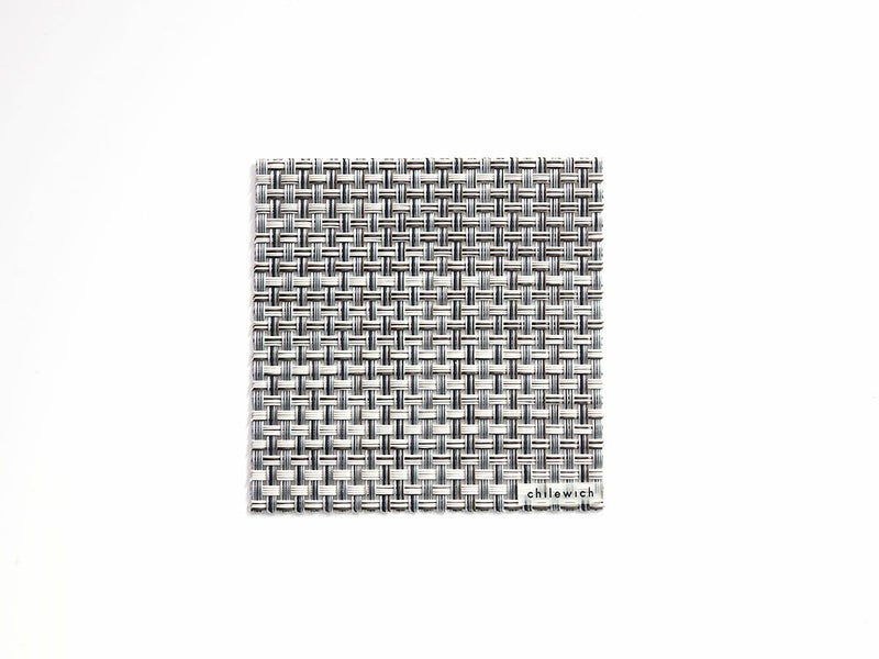 チルウィッチコースターのバスケットウィーブ・デニム