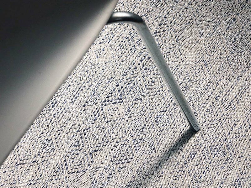 チルウィッチ　フロアマット　ラグ　モザイク柄　ブルー　青色　菱形の連続柄　北欧テイスト