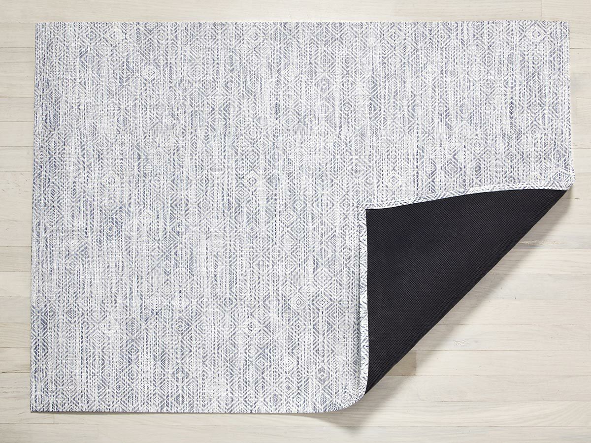 チルウィッチ フロアマット ｜89×122cm｜モザイク ブルー色