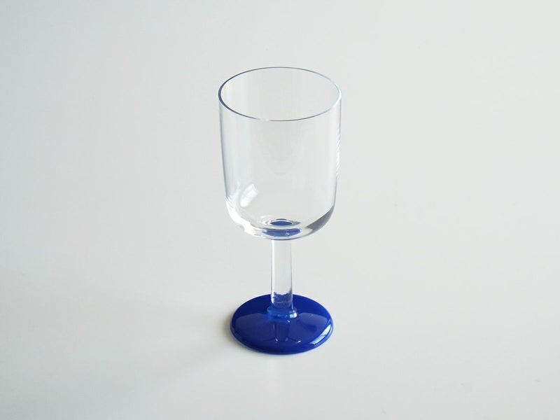 マークニューソンの割れないワイングラス　青