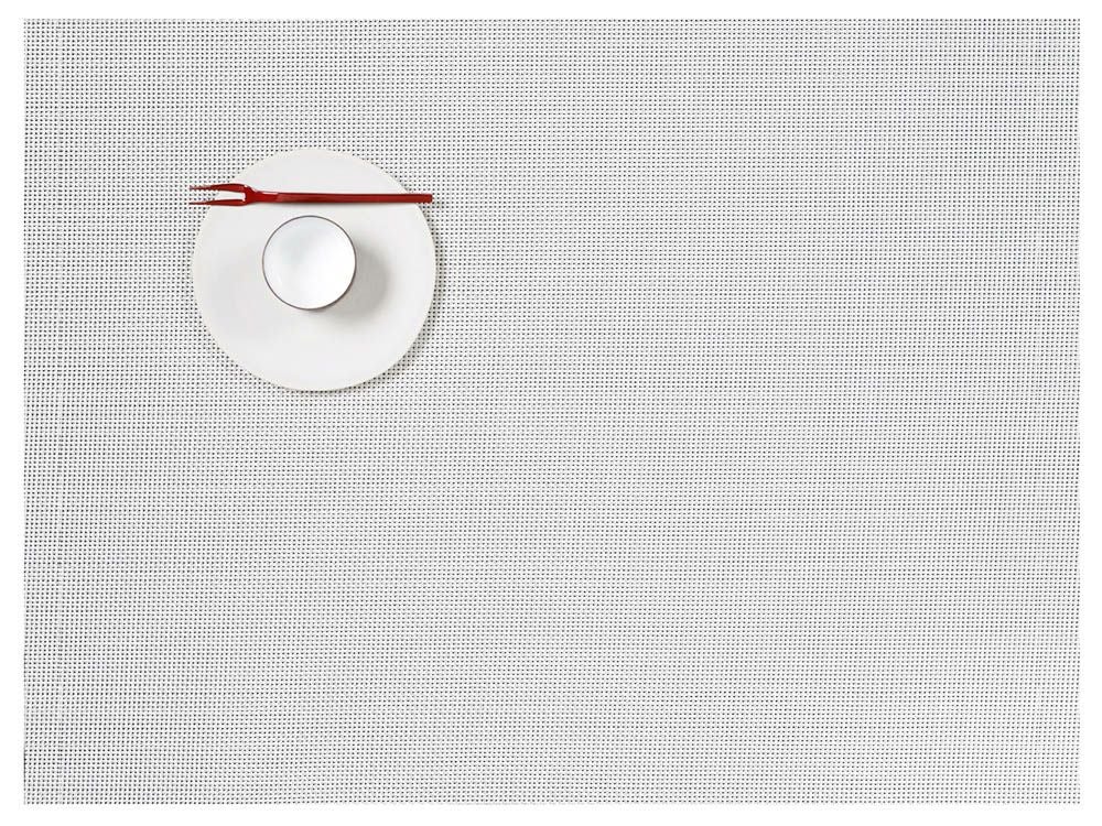 チルウィッチのランチョンマット　ミニバスケットウィーブ柄ホワイト色