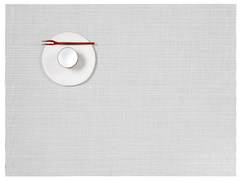 チルウィッチのランチョンマット　ミニバスケットウィーブ柄ホワイト色