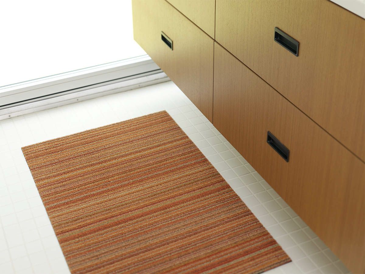 屋外玄関マット オレンジストライプ 61×91cm｜チルウィッチ日本公式通販
