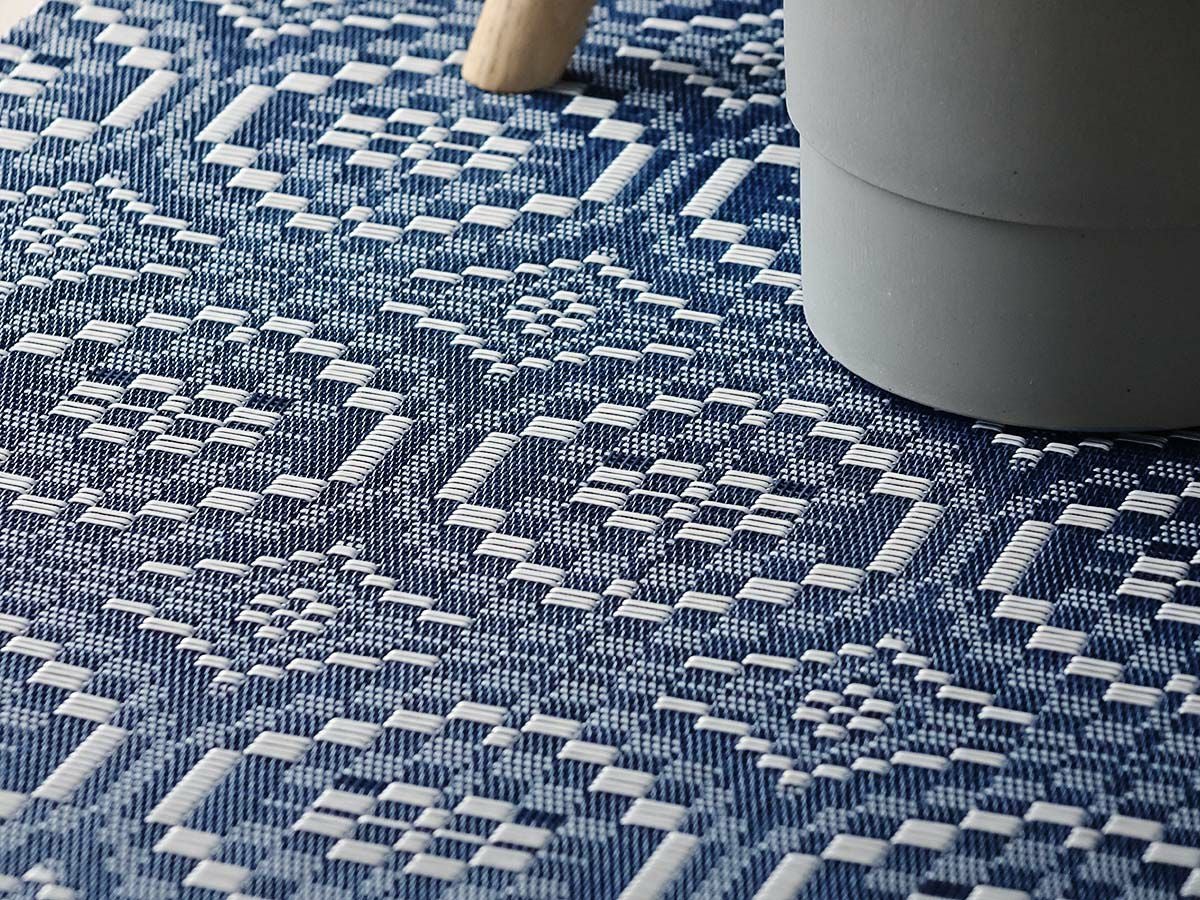 チルウィッチのフロアマット オーバーショット デニム