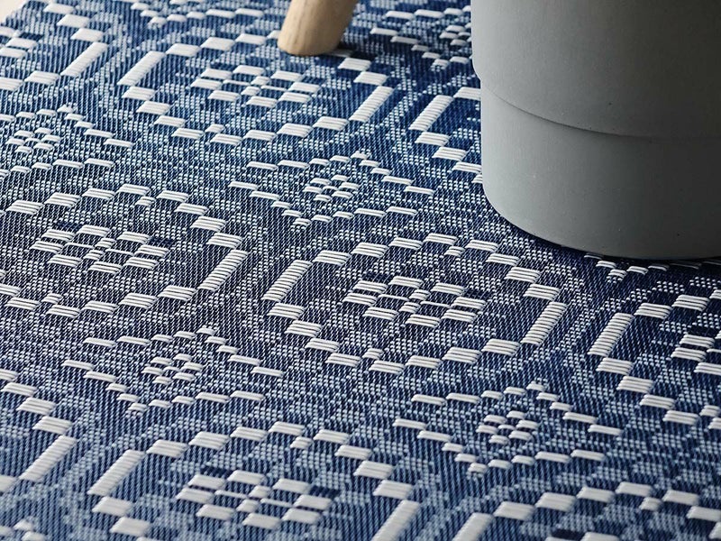 チルウィッチのフロアマット オーバーショット デニム