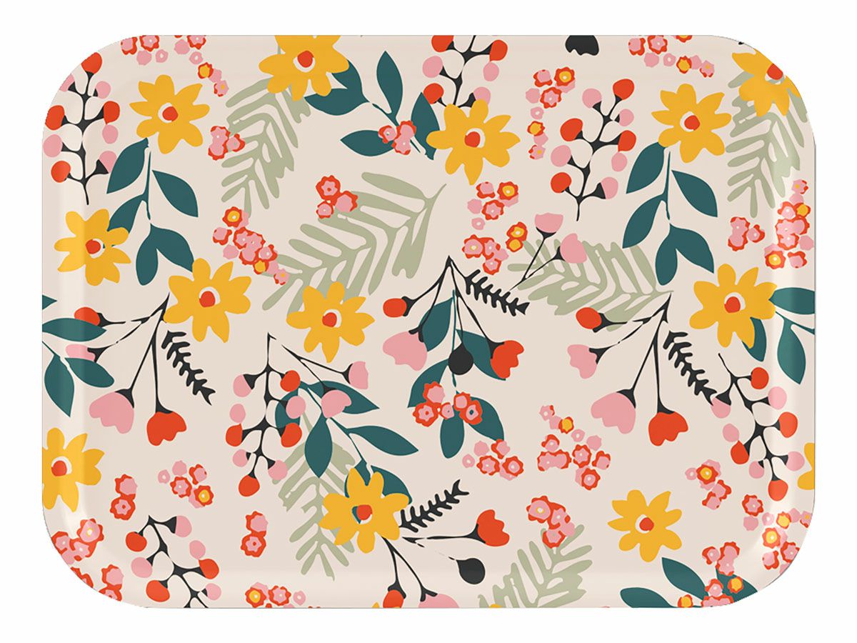 The Pattern Agency Flower トレー27×20cm | メタロイ商会