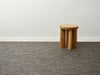 チルウィッチ　フロアマット　ラグ　ミニバスケットウィーブ柄　ダークウォルナット色　ブラウン　茶色