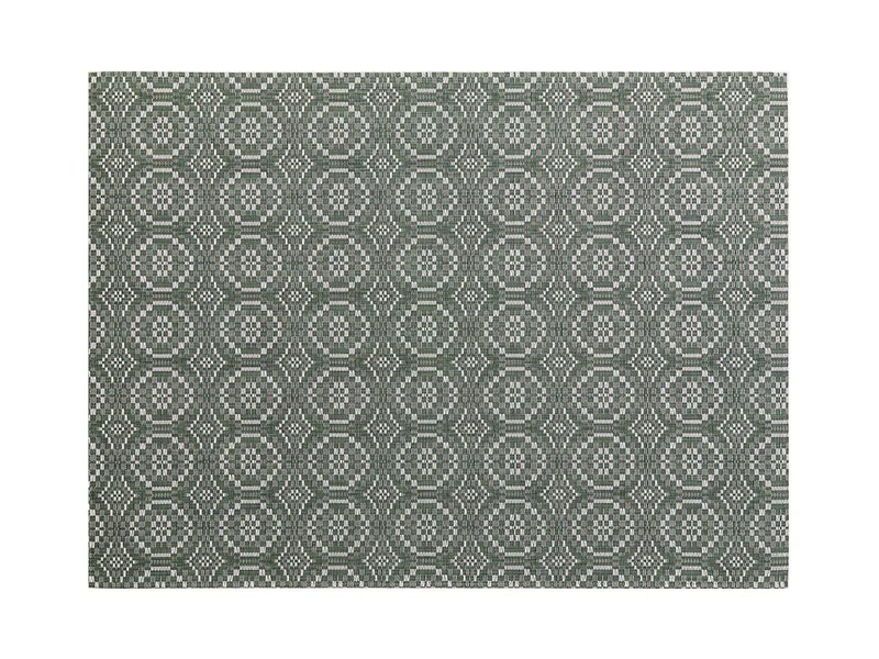 チルウィッチ　フロアマット　オーバーショット柄　タイム色