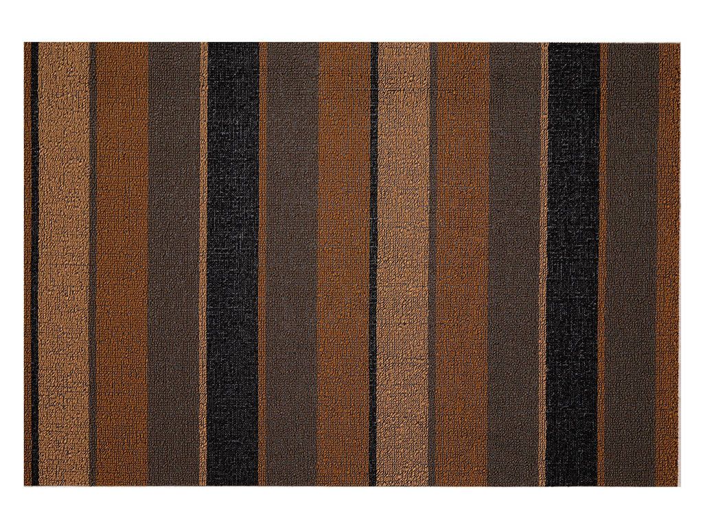 チルウィッチの玄関・キッチンマット　Bolt Stripe Honey色